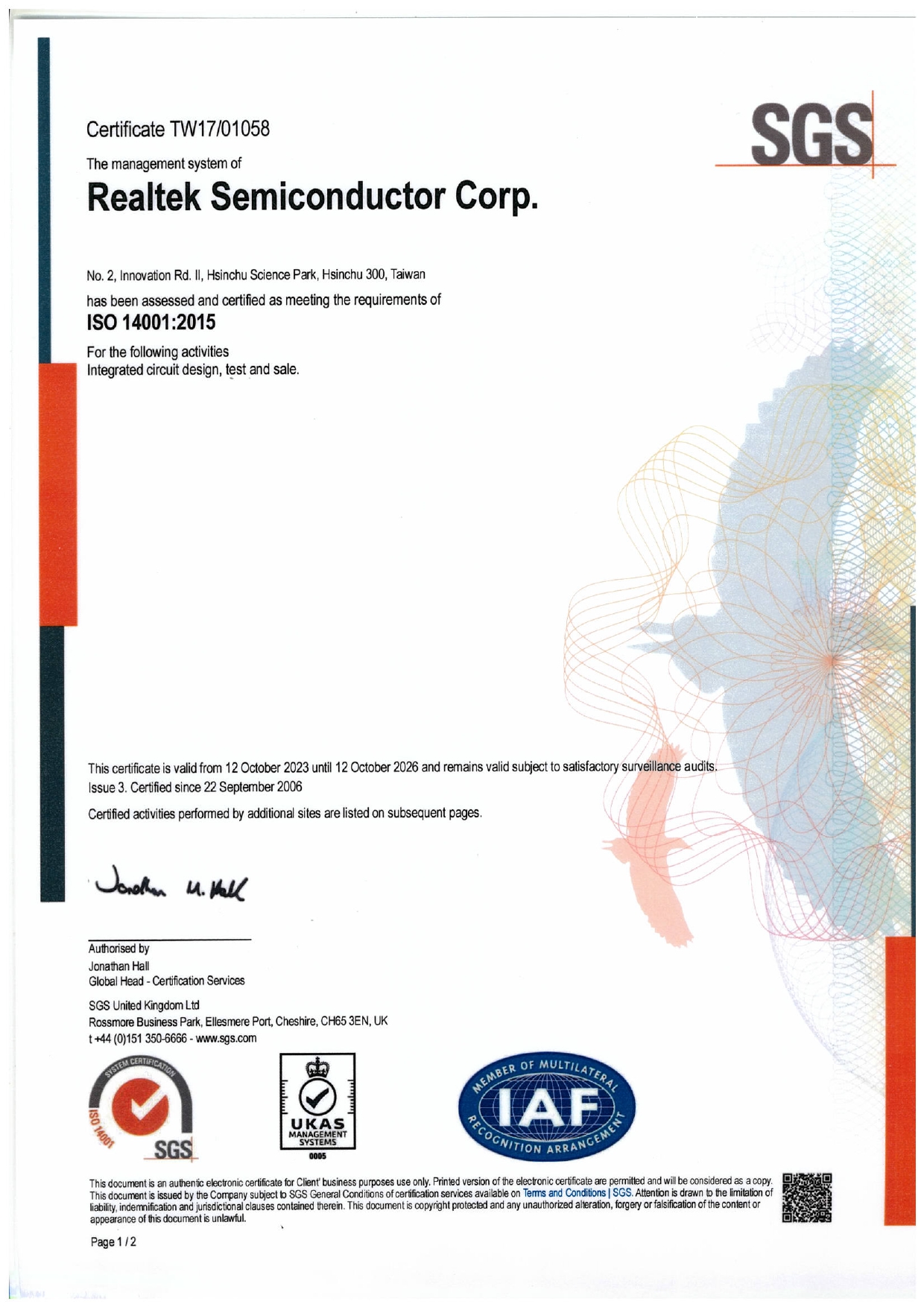 RTK ISO 14001 page 0002
